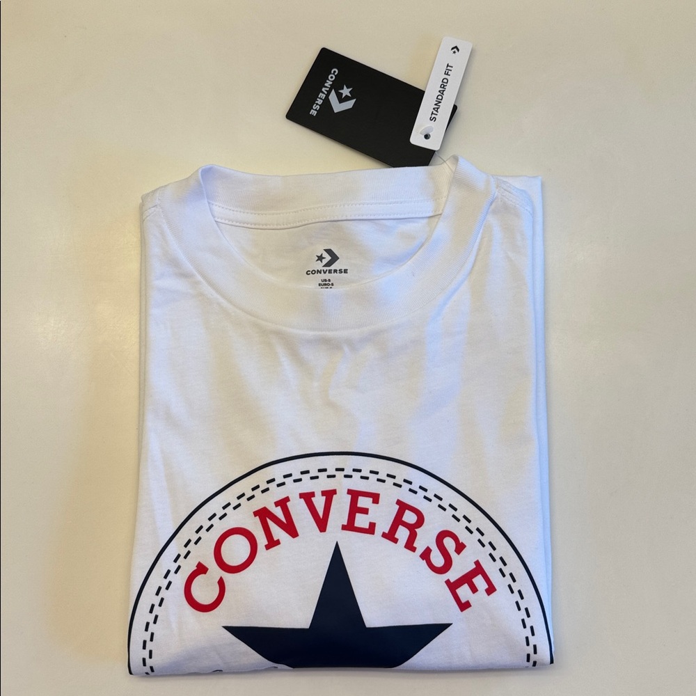Converse Men's Long-sleeved Tee Shirt Top - Picture 6 of 9